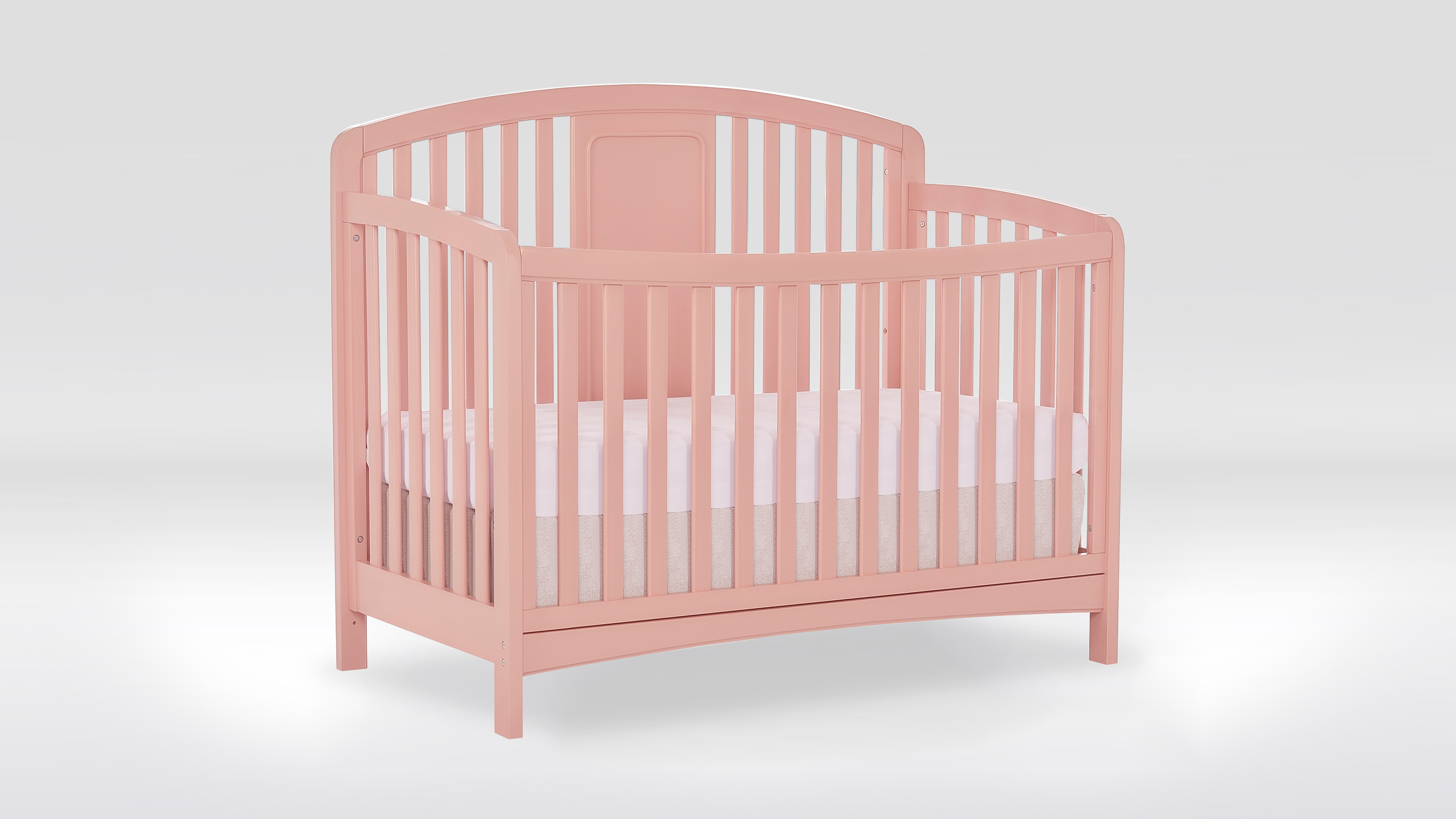 pink convertible crib