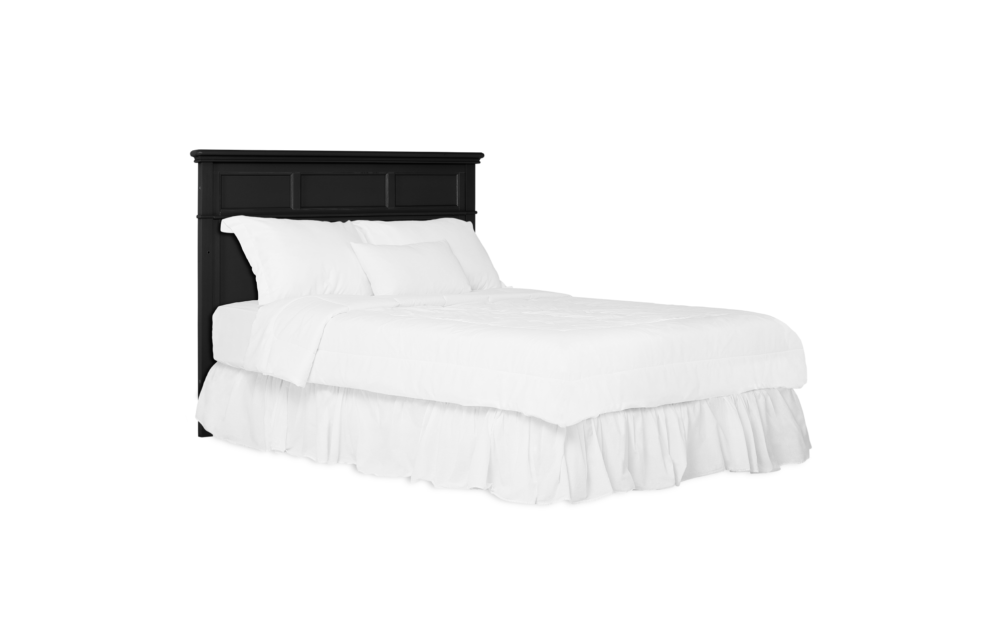 776-BLK Dover Full Size Bed without Headboard