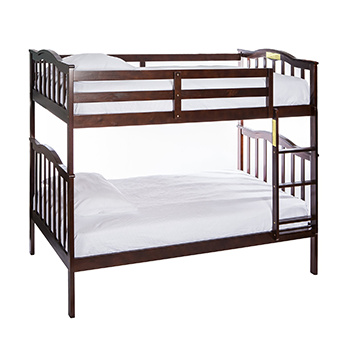 Dream On Me Cody 2-in-1 Twin Over Twin Bunk Bed 